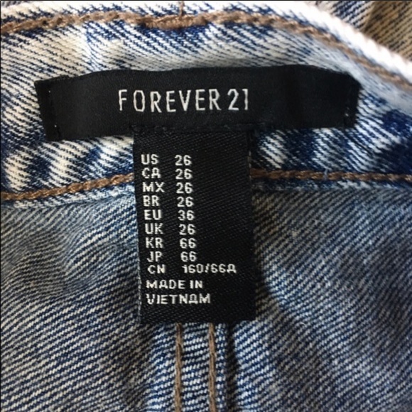 Forever 21 acid wash shorts - Picture 3 of 3
